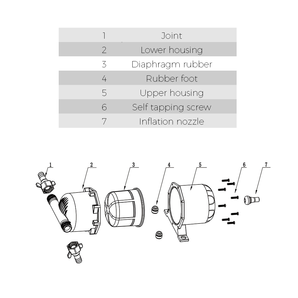 Seaflo Accumulator Tank Booster Pump 0.75L/25 OZ 125 PSI Easy Connect Ideal for RV Yachts RVs Agriculture Flow Control Pressurized Water Systems YS