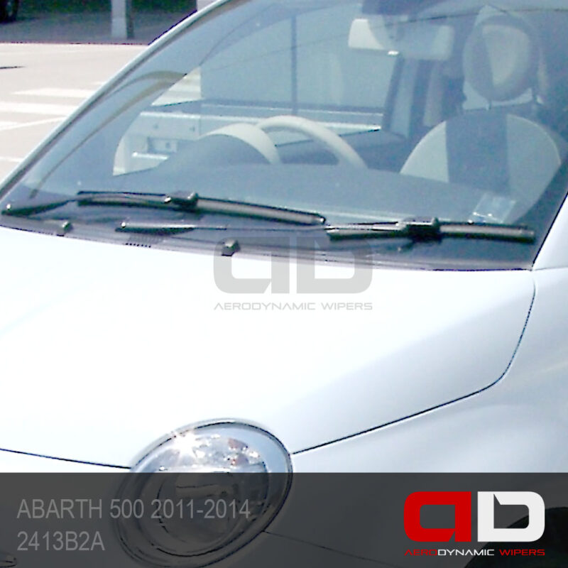 ABARTH 500 Wiper Blades Hatchback 2011-2014 Twin Pack 2413B2A-12R3 ADwipers