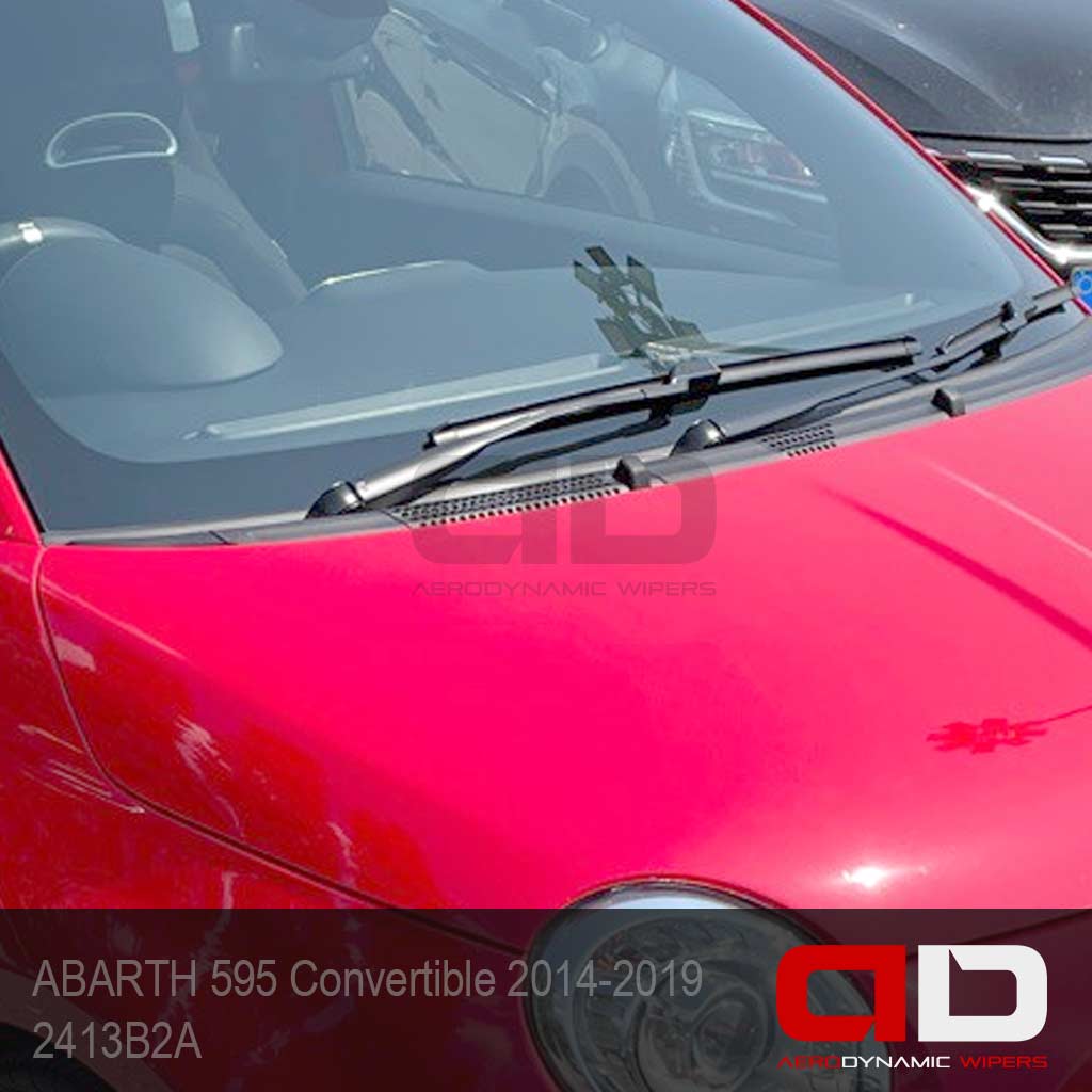 ABARTH 595 Wiper Blades Convertible 2014-2019 Twin Pack 2413B2A ADwipers