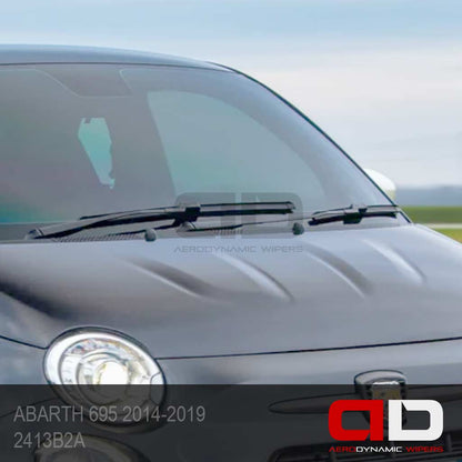 ABARTH 695 Wiper Blades Hatchback 2011-2019 Windshield Wipers Pair 2413B2A-12R3