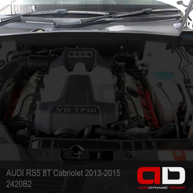 AUDI RS5 Wiper Blades 8T Cabriolet 2013-2015 Twin Pack 2420B2 ADwipers