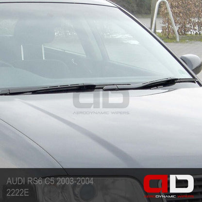 AUDI RS6 Wiper Blades C5 Sedan 2003-2004 Twin Pack 2222E