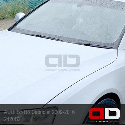 AUDI S5 Wiper Blades B8 Cabriolet 2009-2016 Twin Pack 2420B2