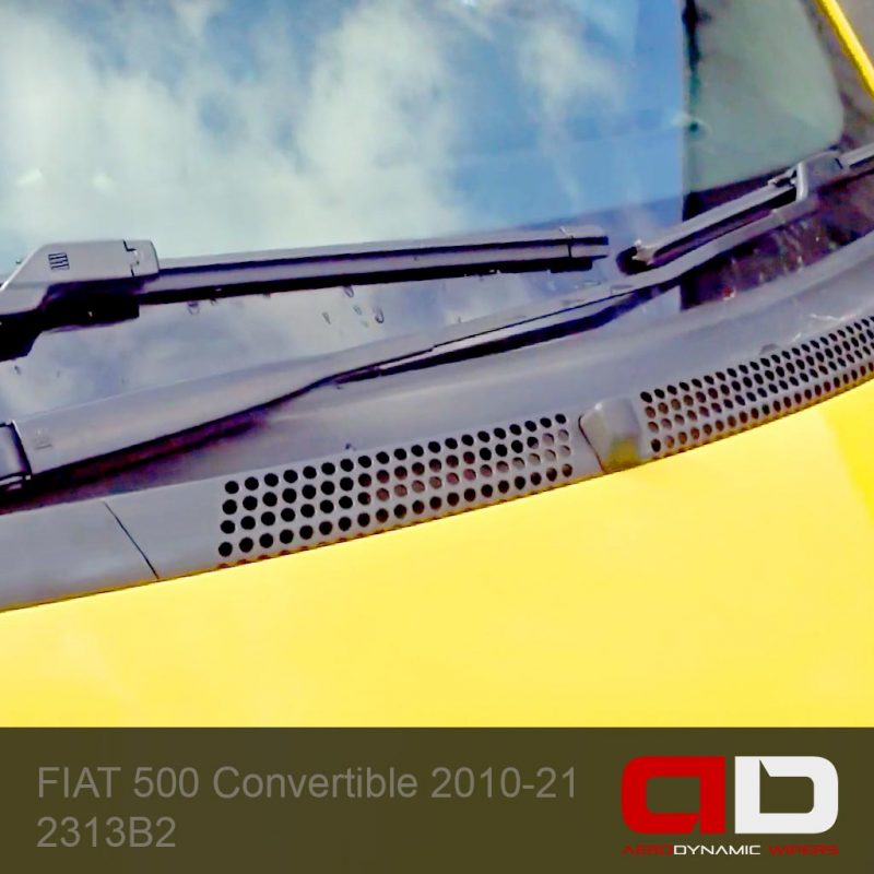 FIAT 500 Wiper Blades Convertible 2010-2021 Twin Pack 2313B2A