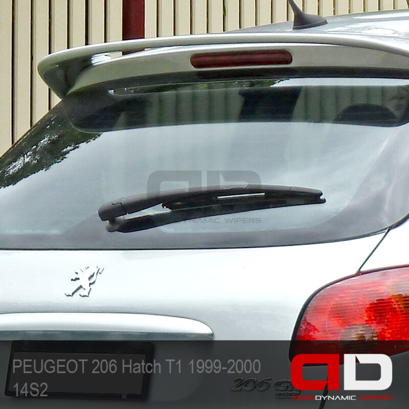 PEUGEOT 206 Wiper Blades Hatch T1 1999-2000 Twin Pack 2619A-14S2 ADwipers