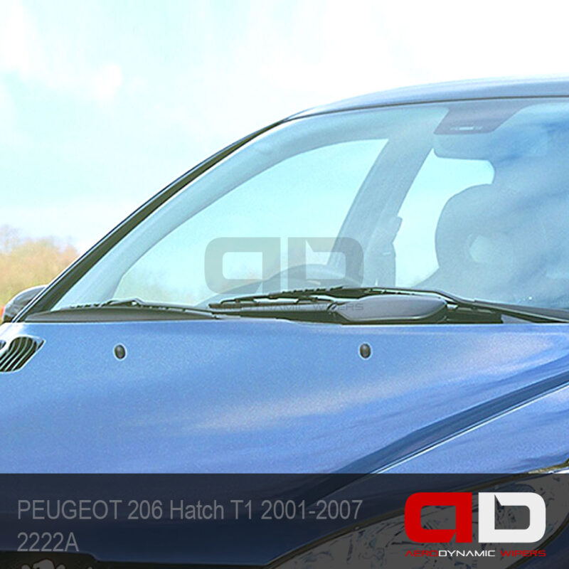 PEUGEOT 206 Wiper Blades Hatch T1 2001-2007 Twin Pack 2222A-14S2