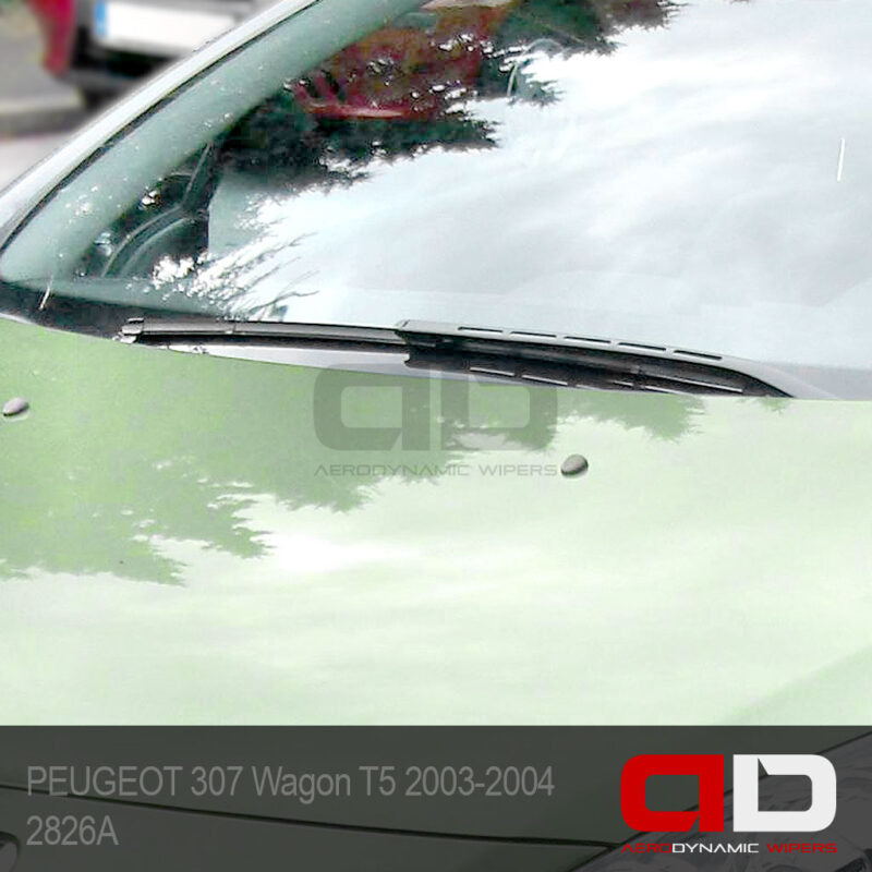 PEUGEOT 307 Wiper Blades Wagon T5 2003-2004 Twin Pack 2826A/OD-14S2 ADwipers