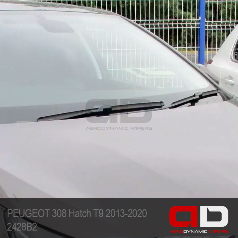 PEUGEOT 308 Wiper Blades Hatch T9 2013-2020 Twin Pack 2418B2A-9R3 ADwipers