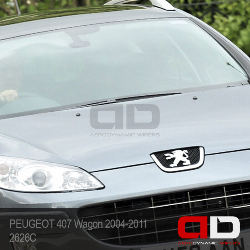 PEUGEOT 407 Wiper Blades Wagon 2004-2011 Twin Pack 2626C-12R3 ADwipers