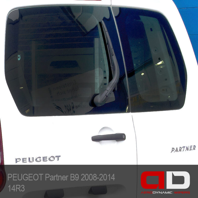 Peugeot Partner Wiper Blades B9 Barn Door 2008-2014 Twin Pack 2616B2A-14R3