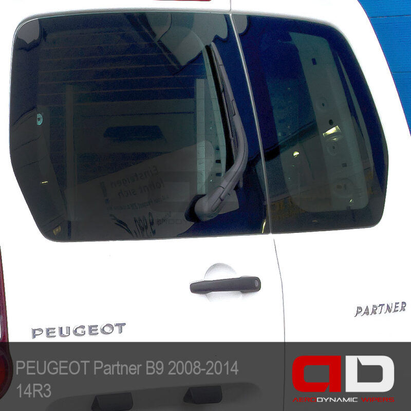 Peugeot Partner Wiper Blades B9 Barn Door 2008-2014 Twin Pack 2616B2A-14R3 ADwipers