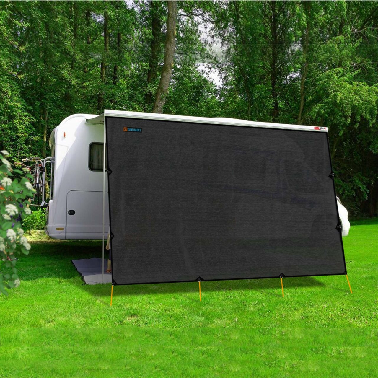 Awning Side Shade for FIAMMA 350 Awnings 3.1x1.9m (1.9m Drop) iNSANE.SALE