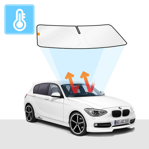 BMW 1 Series Windshield Sun Shade F20/21 Solar Screens BLOCK OUT (RV25)