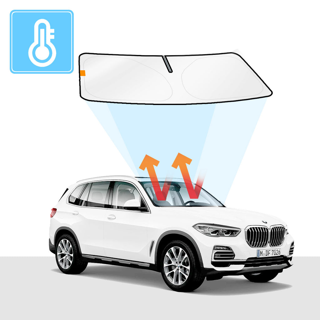 BMW X5 Windshield Sun Shade 3rd/4th Gen Solar Screens BLOCK OUT (RV23)