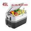 Car Fridge 45L 3-way for grocery shopping, travel, and camping, Open Lid Both Sides, Removable Lid