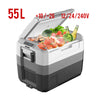 Car Fridge 55L 3-way for grocery shopping, travel, and camping, Open Lid Both Sides, Removable Lid