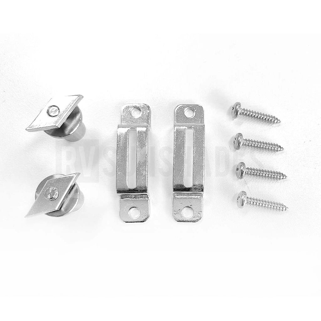 Caravan Awning End Bars for Cassette Type Box Awning & Electric Awing 1050/2570mm (1 Pair) iNSANE.SALE