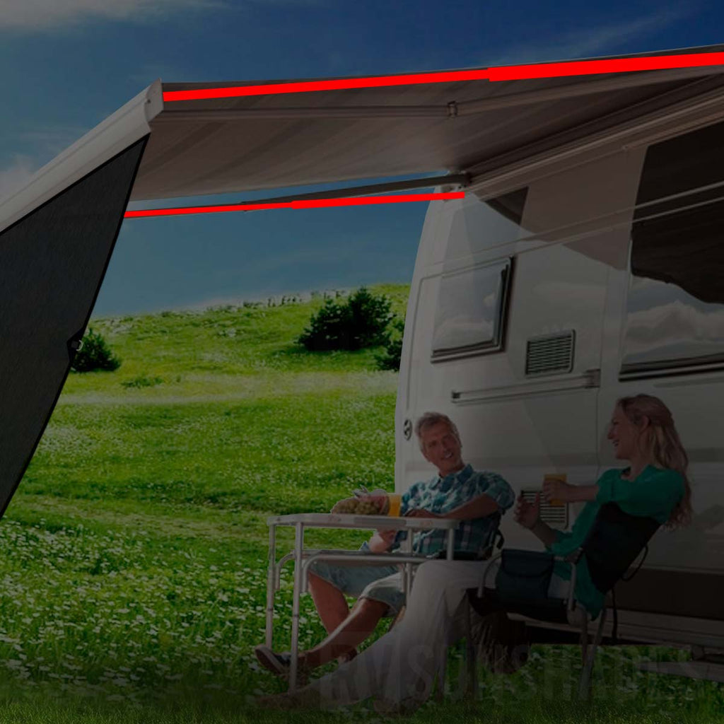 Caravan Awning End Bars for Cassette Type Box Awning & Electric Awing 1050/2570mm (1 Pair) iNSANE.SALE