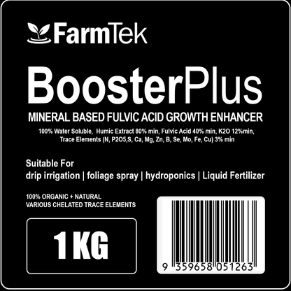 BoosterPlus™ Fulvic Acid Organic Nutrient For Plants Powerful Bio-Stimulants 1KG (makes 4,000 L / 4 Tons)