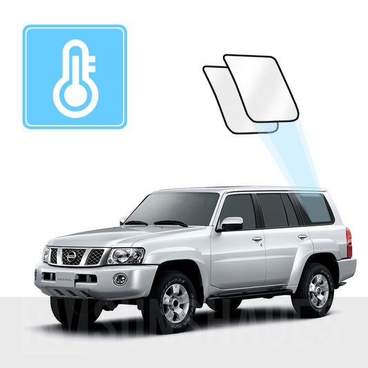 Nissan Patrol Y61 Solar Screens Custom Fit BLOCK OUT GU6 2004-2016 [Quarter Window]