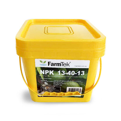 Farmtek NPK Fertilizer 13-40-13 Trace Elements Commercial Grade 100% Soluble (Bloom Nutrients) 4.5kg