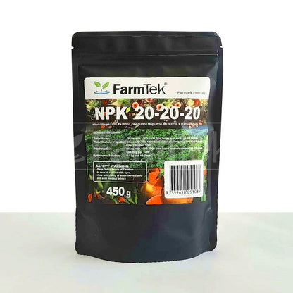 Farmtek Amazing Orchid Fertilizer NPK 20-20-20 + Micro Nutrients 100% Soluble 450g