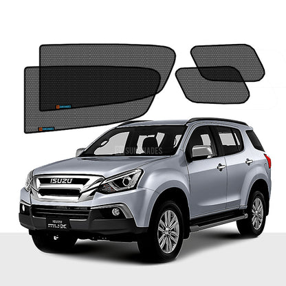 ISUZU MU-X Sun Shades 1st Gen RF 2010-2021 [set of 4]