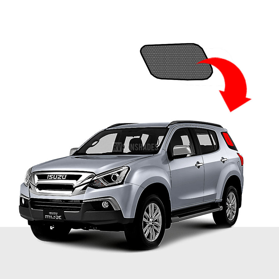 ISUZU MU-X Sun Shades 1st Gen RF 2010-2021 [Quarter Window]