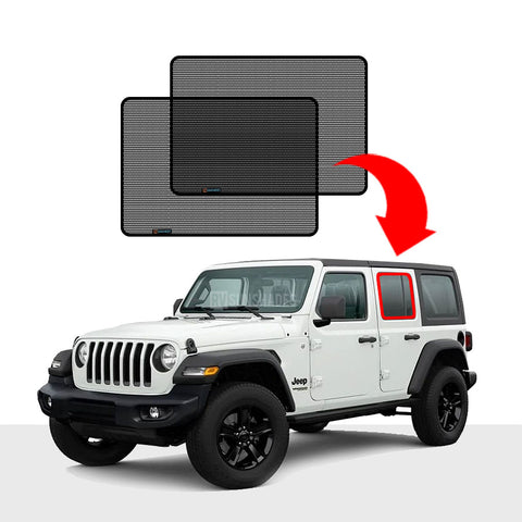 JEEP Wrangler Sun Shade JL 2018-Now [Rear Door]