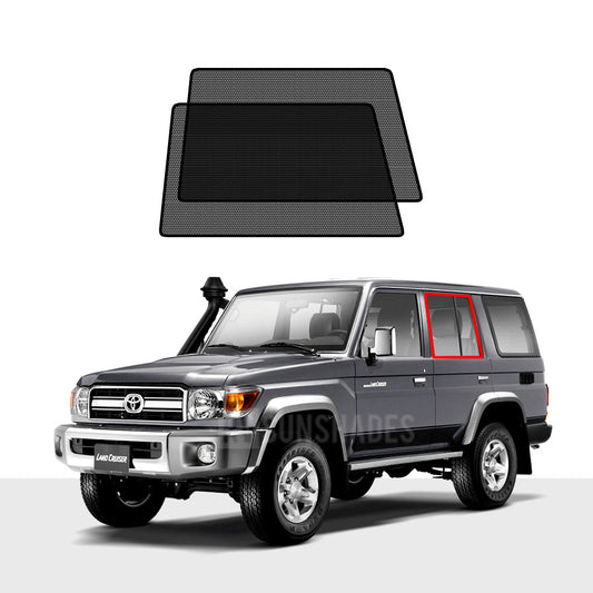 TOYOTA Land Cruiser 76 Series Sun Shade Pair [Rear Door]