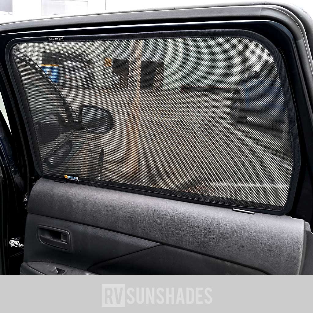 SNAPSHADES Magnetic Car Rear Window Shades For Mitsubishi Outlander 3rd Gen (2012-2021)