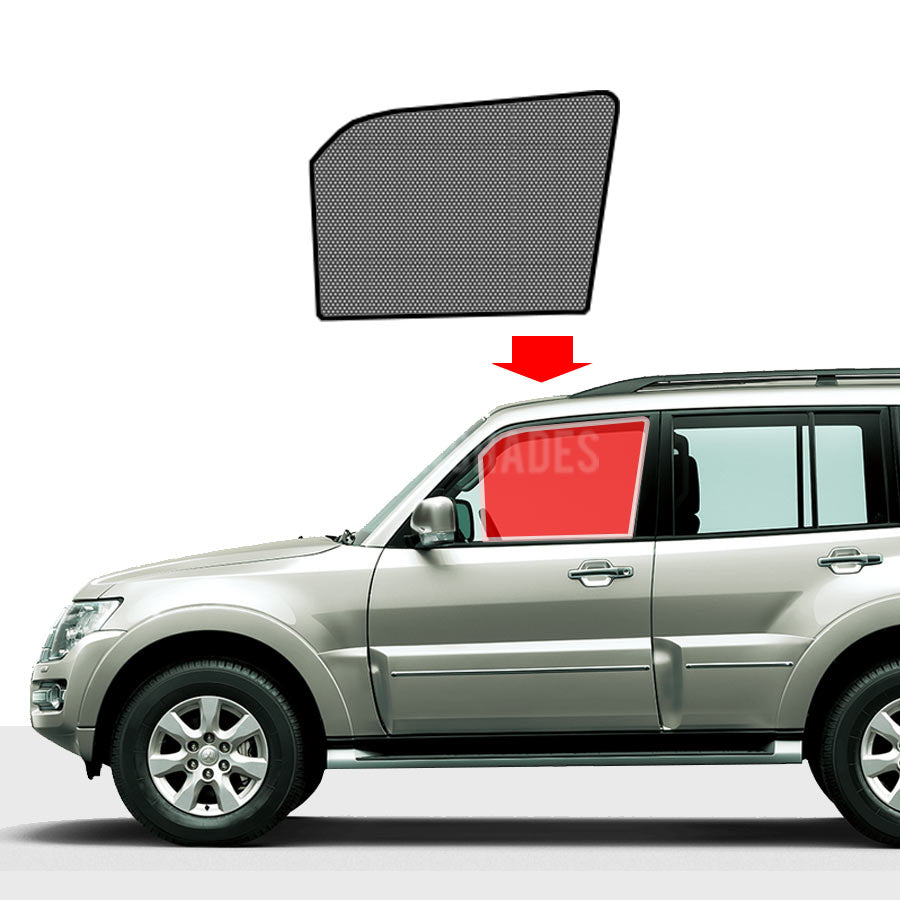 Mitsubishi Pajero NX Sun Shades 2006-Now [Front Door]