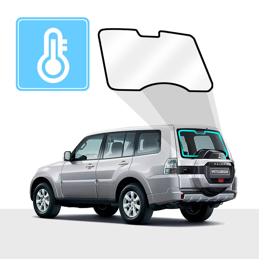 Mitsubishi Pajero NX Solar Screen Custom Fit BLOCK OUT 2006-Now [Tailgate Window]