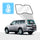 Mitsubishi Pajero NX Solar Screen Custom Fit BLOCK OUT 2006-Now [Tailgate Window]