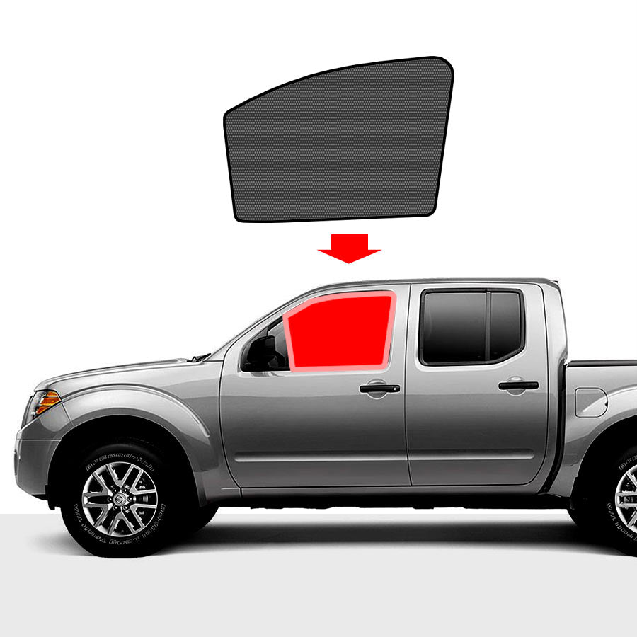 Nissan Navara D40 Sun Shade Dual Cab 2004-2014 [Front Door]