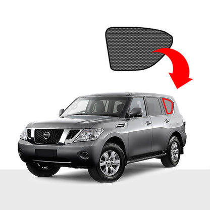 Nissan Patrol Y62 Sun Shades 2010-now [Quarter Window]