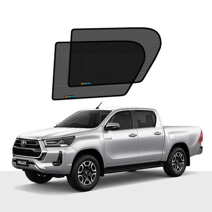 TOYOTA Hilux Sun Shades Dual Cab AN120/130 2016-2022 [Rear Door]