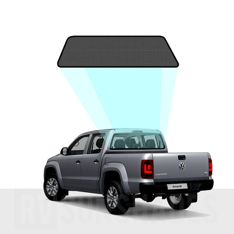 VW Amarok Sun Shade 1st Gen 2010-2021 Dual Cab [Rear Windshield]