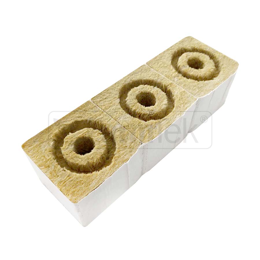 Commercial Grade Rockwool Block 100x100x75mm (6x) Hydroponics Tomato Cucumber Grow Medium