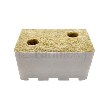 Commercial Grade Rockwool Block 150x100x75mm (6x) Hydroponics Tomato Cucumber Grow Medium