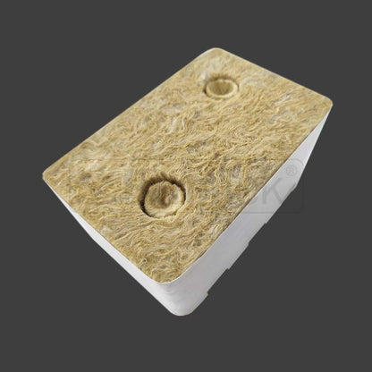 Commercial Grade Rockwool Plug 20x27mm (100x) Hydroponics Tomato Cucumber Starter Germination