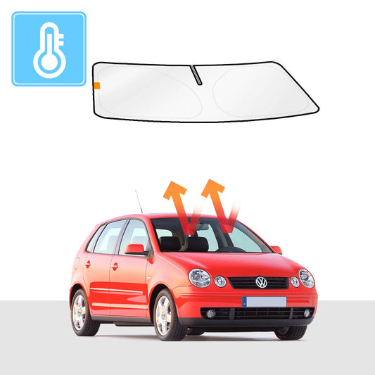 VW Polo Windshield Sun Shade 4th Gen 2002-2009 Solar Screens BLOCK OUT (RV32)