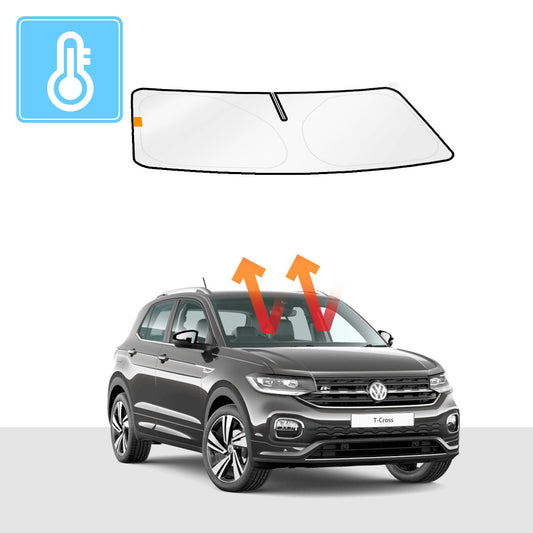 VW T-Cross Windshield Sun Shade C11 2018-now Solar Screens BLOCK OUT (RV11)