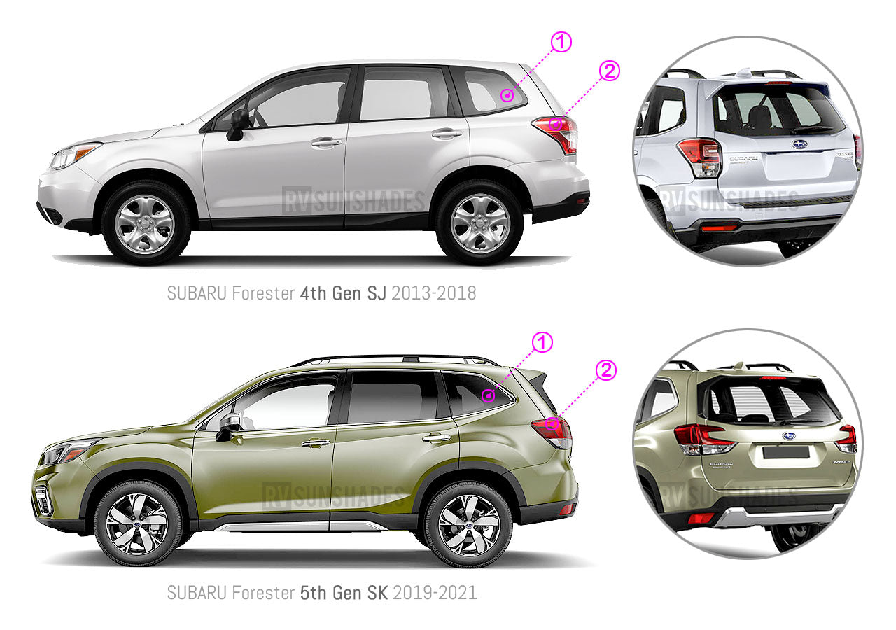 SUBARU Forester Sun Shade SK 2019-Present [Quarter Window]