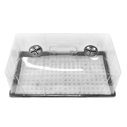 Professional Hydroponic Propagation Kit (Tray+Dome+Rockwool Cubes)