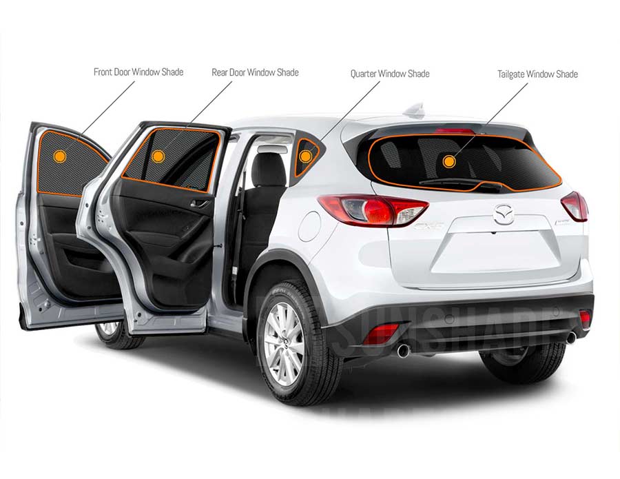 RENAULT Alaskan Sun Shade 2015-Present [Rear Door]