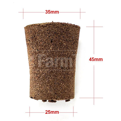 FarmTek® Moss Peat Sponge Plug The Best Hydroponics Grow Medium (Pack of 20)