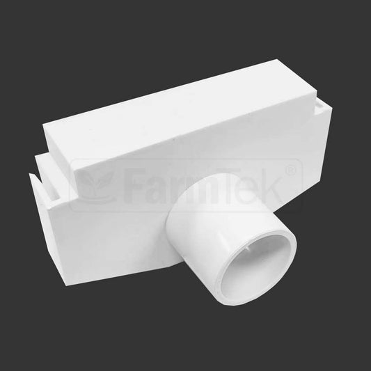 FarmTek® Hydroponic NFT Channels Outlet End Cap 100x50mm