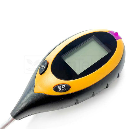 LCD 4 in 1 Soil Condition Tester pH Temperature Sunlight Moisture